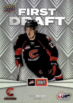 2021-22 Upper Deck CHL - First Draft #FD-6 Riley Heidt Front