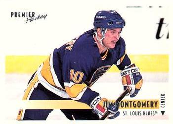 1994-95 O-Pee-Chee Premier #91 Jim Montgomery Front
