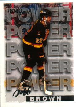 1994-95 O-Pee-Chee Premier #487 Jeff Brown Front