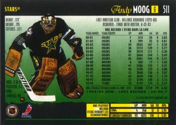 1994-95 O-Pee-Chee Premier #511 Andy Moog Back