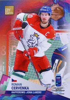 2022 BY Cards IIHF World Championship #CZE/2022-12 Roman Cervenka Front