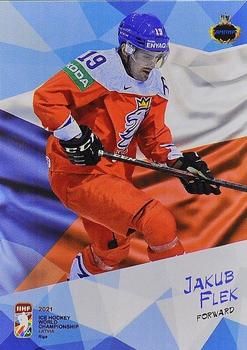 2021 AMPIR IIHF World Championship (Unlicensed) #CZE09 Jakub Flek Front