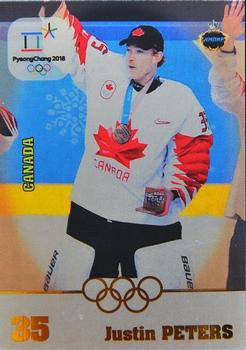2018 AMPIR Olympic Games (Unlicensed) #CAN06 Justin Peters Front
