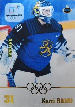 2018 AMPIR Olympic Games (Unlicensed) #FIN01 Karri Ramo Front