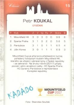 2017 OFS Classic Mountfield Cup #15 Petr Koukal Back
