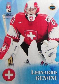 2018 AMPIR IIHF World Championship Switzerland (unlicensed) #SUI02 Leonardo Genoni Front