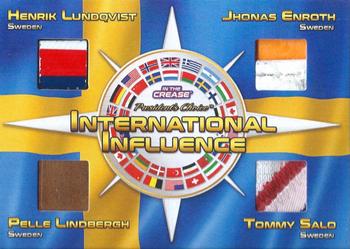 2022 President's Choice In The Crease - International Influence #II-5 Henrik Lundqvist / Jhonas Enroth / Tommy Salo / Pelle Lindbergh Front