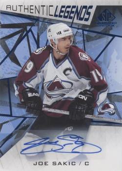 2021-22 SP Game Used - Blue Auto #107 Joe Sakic Front