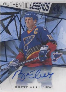 2021-22 SP Game Used - Blue Auto #110 Brett Hull Front