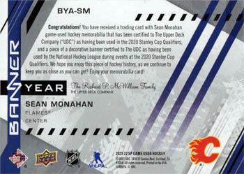 2021-22 SP Game Used - 2021 NHL Western Conference Banner Year Jersey Relics #BYA-SM Sean Monahan Back