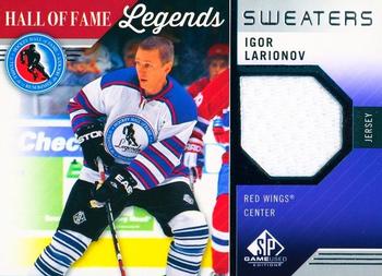 2021-22 SP Game Used - HOF Legends Sweaters #HOF-IL Igor Larionov Front