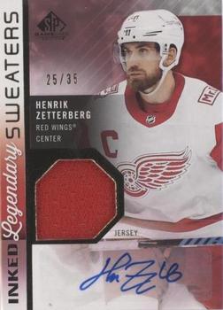 2021-22 SP Game Used - Inked Legendary Sweaters #IS-HZ Henrik Zetterberg Front