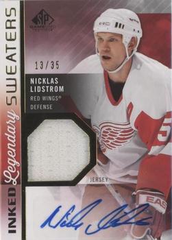 2021-22 SP Game Used - Inked Legendary Sweaters #IS-NL Nicklas Lidstrom Front