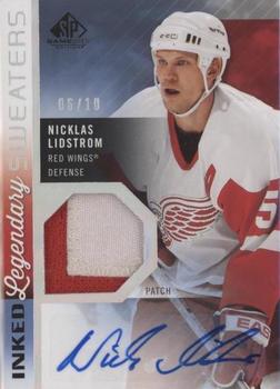 2021-22 SP Game Used - Inked Legendary Sweaters Patch #IS-NL Nicklas Lidstrom Front