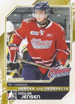2010-11 In The Game Heroes and Prospects #174 Nicklas Jensen Front