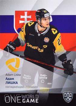 2021-22 Sereal KHL One World One Game Platinum Collection #ONE-099 Adam Liska Front