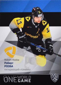 2021-22 Sereal KHL One World One Game Platinum Collection #ONE-101 Robert Rooba Front