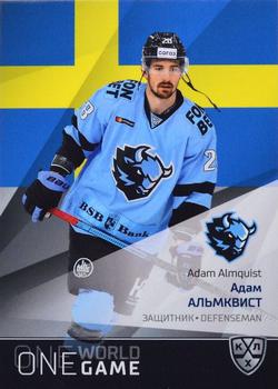 2021-22 Sereal KHL One World One Game Platinum Collection #ONE-109 Adam Almquist Front