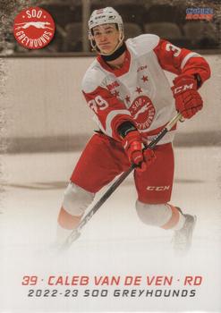 2022-23 Choice Sault Ste. Marie Greyhounds (OHL) #25 Caleb Van De Ven Front