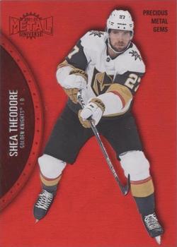 2021-22 SkyBox Metal Universe - Precious Metal Gems Red #54 Shea Theodore Front