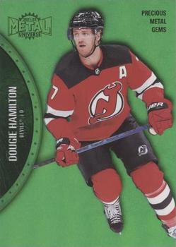 2021-22 SkyBox Metal Universe - Precious Metal Gems Green #7 Dougie Hamilton Front