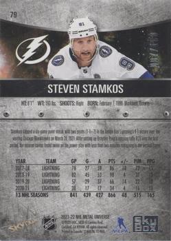 2021-22 SkyBox Metal Universe - Precious Metal Gems Green #79 Steven Stamkos Back