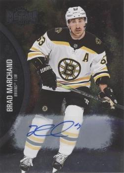 2021-22 SkyBox Metal Universe - Autographs Silver #15 Brad Marchand Front