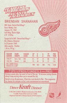 1998-99 Kraft / Post Collection - Kraft Fearless Forwards Red Back #NNO Brendan Shanahan Back