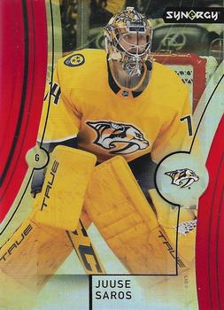 2021-22 Upper Deck Synergy - Red #24 Juuse Saros Front