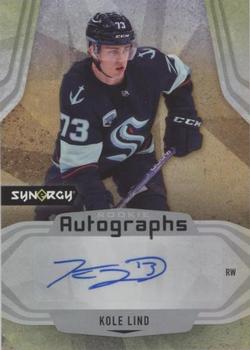 2021-22 Upper Deck Synergy - Autographs Rookies #AR-KL Kole Lind Front