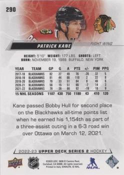 2022-23 Upper Deck - Speckled Rainbow Foil #290 Patrick Kane Back