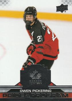 2022-23 Upper Deck Team Canada Juniors #92 Owen Pickering Front