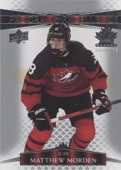 2022-23 Upper Deck Team Canada Juniors #141 Matthew Morden Front