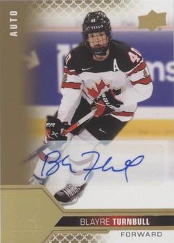 2022-23 Upper Deck Team Canada Juniors - Signatures #61 Blayre Turnbull Front
