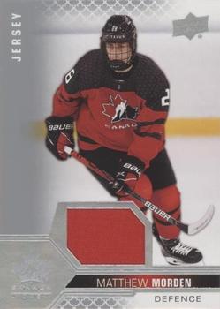2022-23 Upper Deck Team Canada Juniors - Jersey #38 Matthew Morden Front