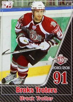 2010-11 Riga Dynamo (KHL) - Base Silver #13 Brock Trotter Front