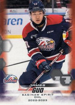 2022-23 Extreme Saginaw Spirit (OHL) #26 James Guo Front