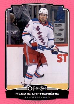 2022-23 O-Pee-Chee - Neon Pink Border #37 Alexis Lafreniere Front