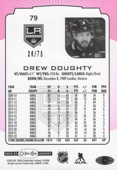 2022-23 O-Pee-Chee - Neon Pink Border #79 Drew Doughty Back