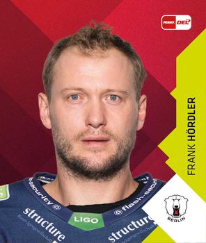 2022-23 Playercards Stickers (DEL) #029 Frank Hördler Front