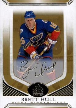 2020-21 SP Signature Edition Legends - Gold Foil #321 Brett Hull Front