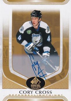 2020-21 SP Signature Edition Legends - Gold Spectrum Foil Autographs #146 Cory Cross Front