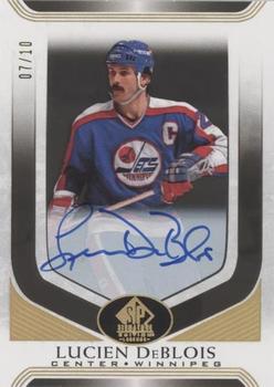 2020-21 SP Signature Edition Legends - Black #115 Lucien DeBlois Front