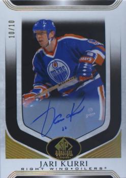 2020-21 SP Signature Edition Legends - Black #347 Jari Kurri Front