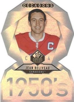 2020-21 SP Signature Edition Legends - Decagons #DC-4 Jean Beliveau Front