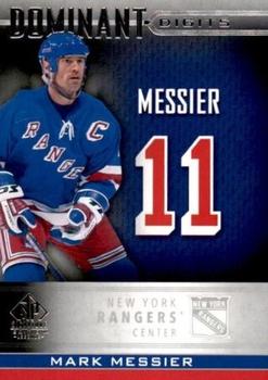 2020-21 SP Signature Edition Legends - Dominant Digits #DD-24 Mark Messier Front