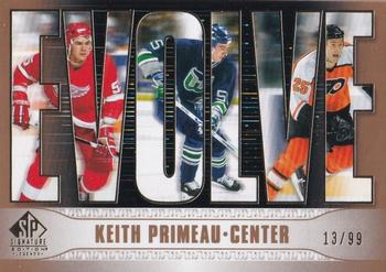 2020-21 SP Signature Edition Legends - Evolve Gold Foil #E-31 Keith Primeau Front