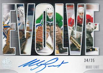 2020-21 SP Signature Edition Legends - Evolve Silver Spectrum Foil Autographs #E-25 Mike Liut Front