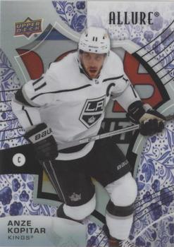 2021-22 Upper Deck Allure - Blue China #85 Anze Kopitar Front