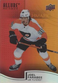 2021-22 Upper Deck Allure - Rainbow Red-Orange #R-65 Joel Farabee Front